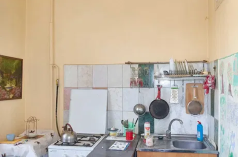 Kitchen in pre-revolutionary apartment | Tarasivska 16, Kyiv