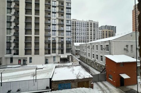 View from balcony of apartment for sale in Kyiv, Yaroslaviv Val St 21-Ye, Shevchenkivskyi district