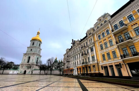 acade of historical building Kyiv apartment for sale in Kyiv, Volodymyrska St 20/1-A, Sofiivska Brama, Shevchenkivskyi district, premium property Kyiv;