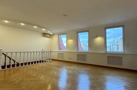 Interior living space in historic duplex apartment Yevhena Chykalenka 20 Kyiv apartment for sale