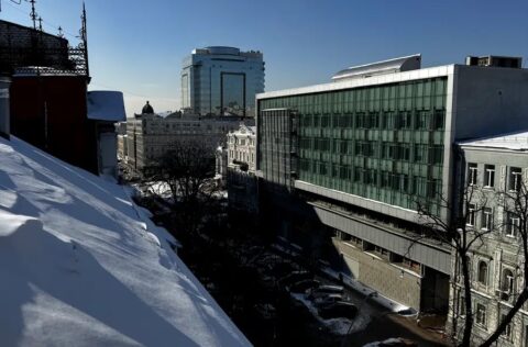 Panoramic city view from apartment for sale in Kyiv, Volodymyrska St 45, Shevchenkivskyi District