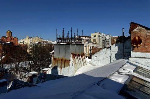 Panoramic city view from apartment for sale in Kyiv, Volodymyrska St 45, Shevchenkivskyi District