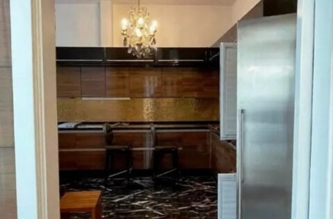 modern kitchen with Gaggenau appliances in apartment for sale in Kyiv, Volodymyrska St 20/1-A Shevchenkivskyi district, premium property Kyiv;