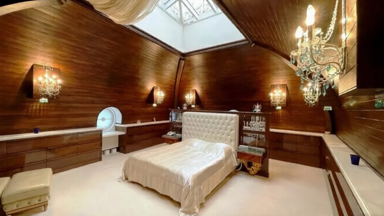 spacious master bedroom in duplex apartment for sale in Kyiv, Volodymyrska St 20/1-A Shevchenkivskyi district, luxury Kyiv real estate;