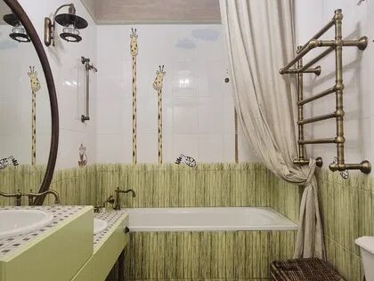 Modern bathroom in apartment for sale in Kyiv, Olesia Honchara St, 35, Shevchenkivskyi district