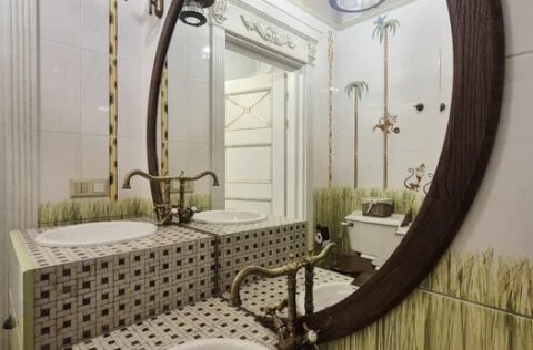 Modern bathroom in apartment for sale in Kyiv, Olesia Honchara St, 35, Shevchenkivskyi district
