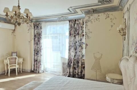 Master bedroom in premium apartment for sale in Kyiv, Olesia Honchara St, 35, Shevchenkivskyi district