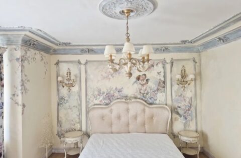 Master bedroom in premium apartment for sale in Kyiv, Olesia Honchara St, 35, Shevchenkivskyi district