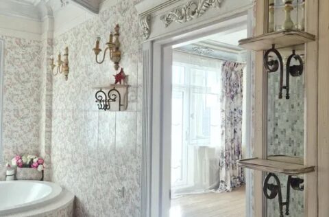 Modern bathroom in apartment for sale in Kyiv, Olesia Honchara St, 35, Shevchenkivskyi district