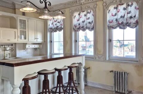 Designer kitchen in apartment for sale in Kyiv, Olesia Honchara St, 35, Shevchenkivskyi district