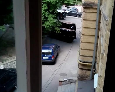 park and theatre view from apartment for sale in Kyiv, Bohdana Stupky St 3