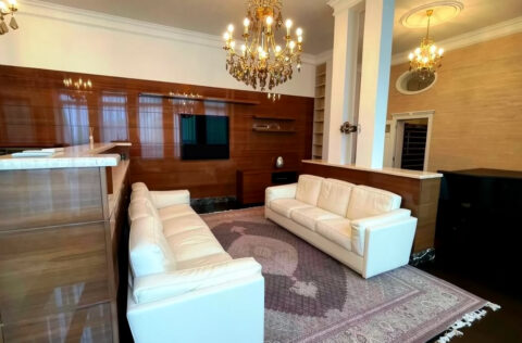 luxury living room with terrace in apartment for sale in Kyiv, Volodymyrska St 20/1-A Shevchenkivskyi district, premium duplex Kyiv real estate;