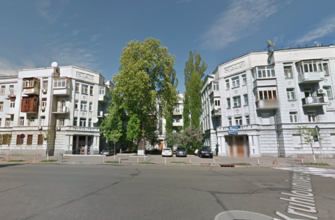 facade of stalinka building apartment for sale in Kyiv, Liuteranska St 27–29, Pecherskyi district