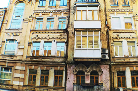 facade of pre-revolutionary building apartment for sale in Kyiv, Sichovykh Striltsiv St 10, Kudryavets