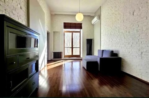 living room apartment for sale in Kyiv Striletska Street 7/6 Shevchenkivskyi district high ceilings 3.9m historic building
