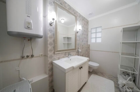 bathroom apartment for sale Kyiv Rylskyi Lane 3 modern design penthouse two bathrooms interior
