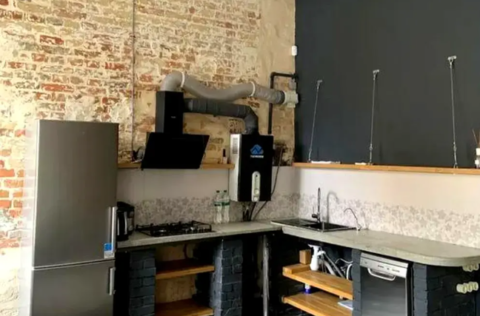 Vestor.Estate kitchen at Liuteranska 11 Kyiv real estate