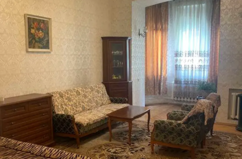 Living room in a 1-bedroom apartment on Reitarska Street 20/24, Kyiv