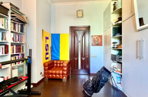 Bedroom in an apartment on Antonovycha Street 23, Kyiv