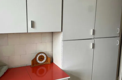 Kitchen in a Stalinka apartment in Kyiv Centre