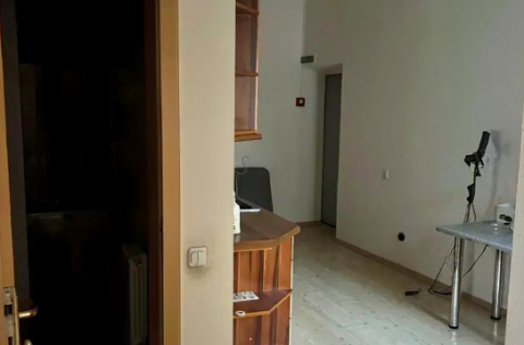 Kitchen in a historic apartment on Volodymyrska Street 6, Kyiv