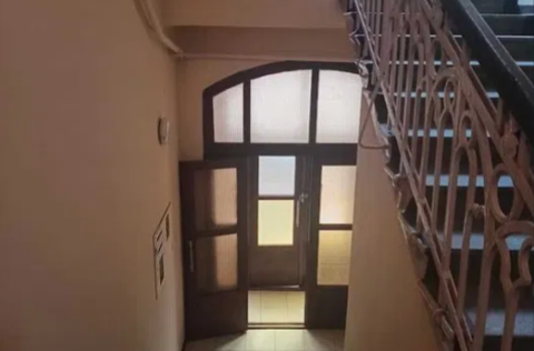 Pre-revolutionary building entrance on Zankovetskoi Street 7, Kyiv