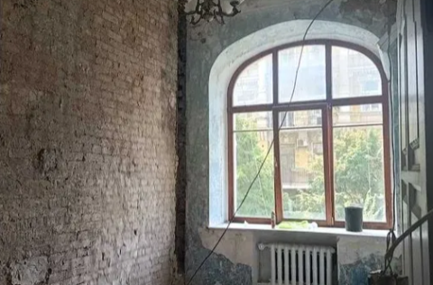 Bedroom in an apartment on Zankovetskoi Street 7, Kyiv