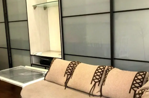 Living room in stalinka apartment on Tarasivska Street 7, Kyiv