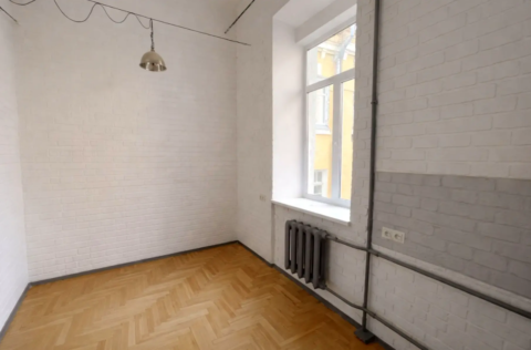 Living room in a renovated apartment on Kostelna Street 5, Kyiv