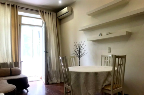Living room in a stalinka apartment on Tarasivska Street 7, Kyiv