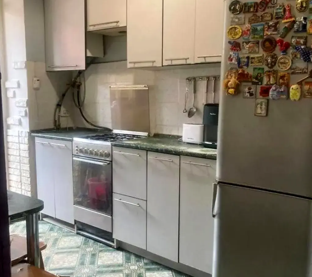 Kitchen in a 2-bedroom apartment on Bohdana Khmelnytskoho Street 78, Kyiv