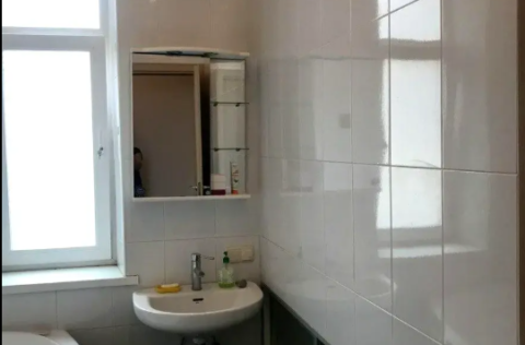 Bathroom in stalinka apartment on Tarasivska Street 7, Kyiv