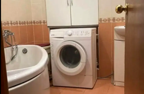 Bathroom in a 2-bedroom apartment on Bohdana Khmelnytskoho Street 78, Kyiv
