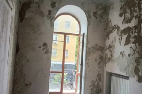 Living room in an apartment on Zankovetskoi Street 7, Kyiv