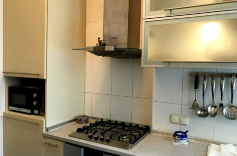 Kitchen in stalinka apartment on Tarasivska Street 7, Kyiv