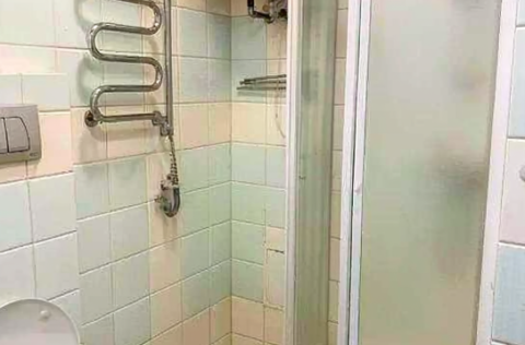 Bathroom in an apartment on Arkhitektora Horodetskoho Street 10/1, Kyiv