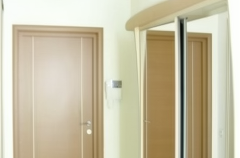Corridor in a renovated apartment on Arkhitektora Horodetskoho Street 10/1, Kyiv