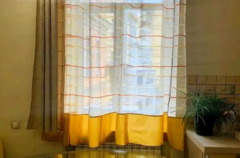 Open-plan kitchen-living room in an apartment on Arkhitektora Horodetskoho Street 10/1, Kyiv