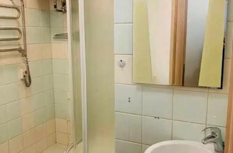 Bathroom in an apartment on Arkhitektora Horodetskoho Street 10/1, Kyiv
