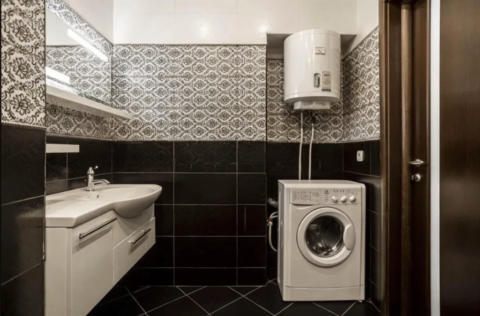 Bathroom in a furnished apartment on Velyka Vasylkivska Street 20, Kyiv