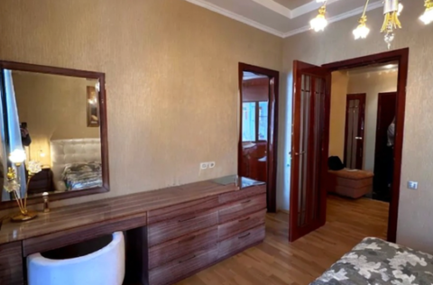 Bedroom in a renovated apartment on Velyka Vasylkivska Street, Kyiv