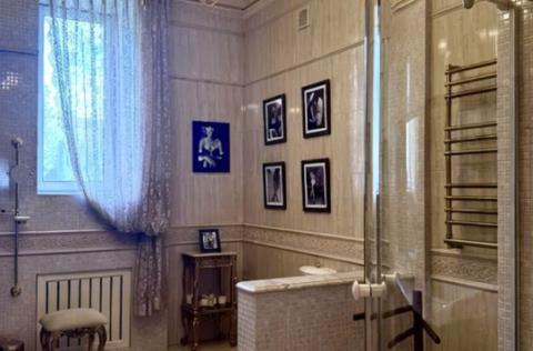 Bathroom in a renovated apartment on Tereshchenkivska Street, Kyiv