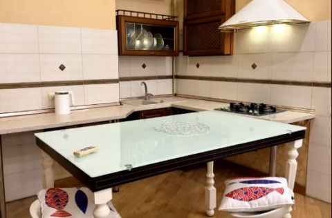 Vestor.Estate kitchen at Skoropadskoho St 1, historic Kyiv real estate