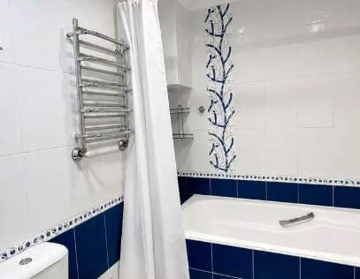 Vestor.Estate bathroom at Liuteranska St 6, Maykapar House, Kyiv real estate
