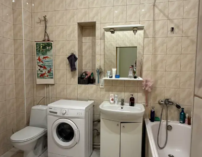 Vestor.Estate bathroom at Reitarska St 13, Kyiv real estate