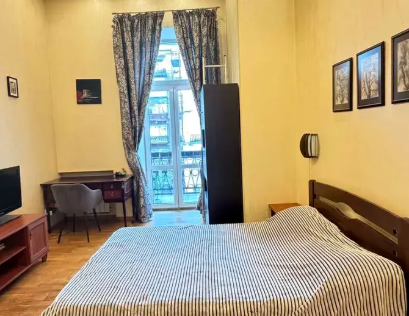 Vestor.Estate bedroom at Liuteranska St 6, Maykapar House, Kyiv real estate