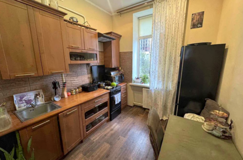 Kitchen in a 2-bedroom apartment on Khreshchatyk Street 29, Kyiv