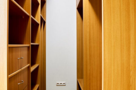 Vestor.Estate walk-in wardrobe at Patorzhynskoho St 14, Kyiv