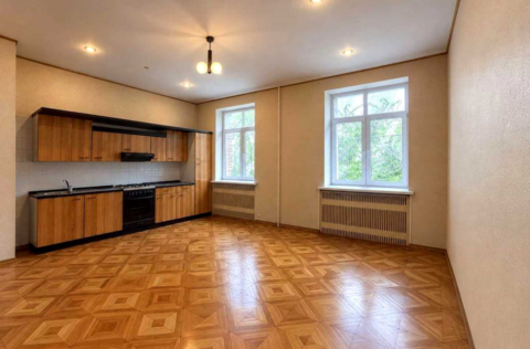 Vestor.Estate open-plan kitchen at Antonovycha St 12, Kyiv